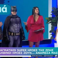 Greek philanthropic Cosplay organization "Super Heroes GR" at ERT1 channel's "Me Nea Matia" show! Watch the video!