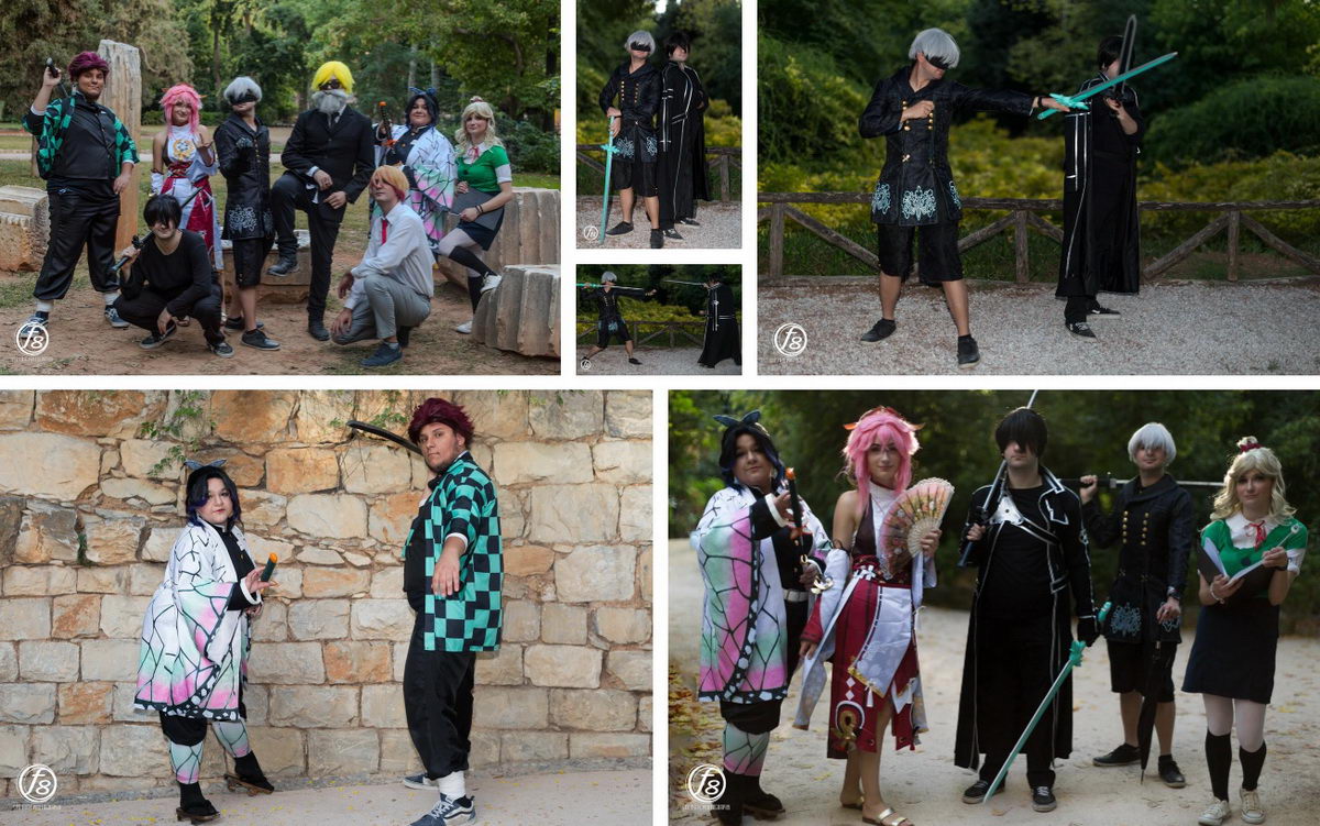 Anime Manga Cosplay Group Photoshoot COSPLAYERS GR THE